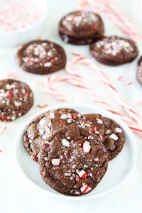 Chocolate Peppermint Crunch Cookies | Two Peas & Their Pod