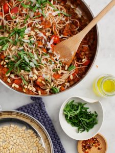 Mushroom Lentil Spaghetti “Bolognese” Recipe