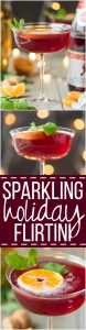 Sparkling Holiday Flirtini – The Cookie Rookie