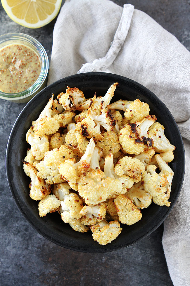 Roasted Mustard Cauliflower Two Peas & Their Pod TheDirtyGyro