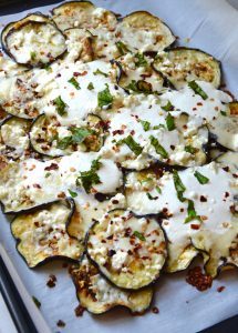 white pizza eggplant nachos – Hungry Happens