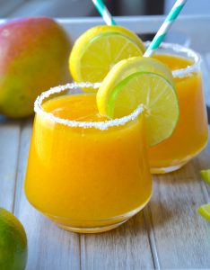 fresh mango margaritas – Hungry Happens