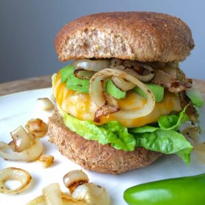 jalapeno cheddar turkey burger – Hungry Happens