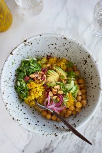 Instant Pot Brown Rice Bowl with Chickpeas Recipe