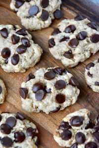 vegan mini chocolate chip cookies
