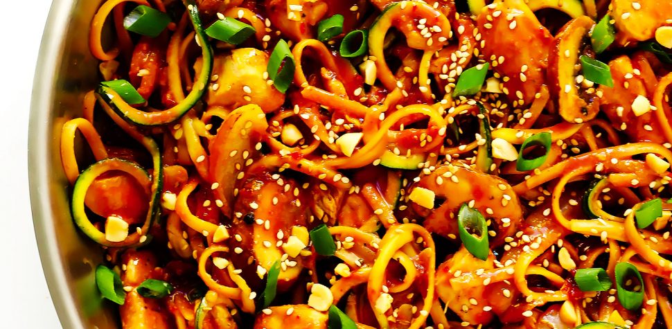 Kung Pao Chicken Noodle StirFry  TheDirtyGyro