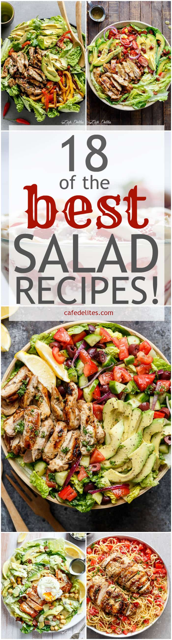 18 Best Salad Recipes – Cafe Delites – TheDirtyGyro