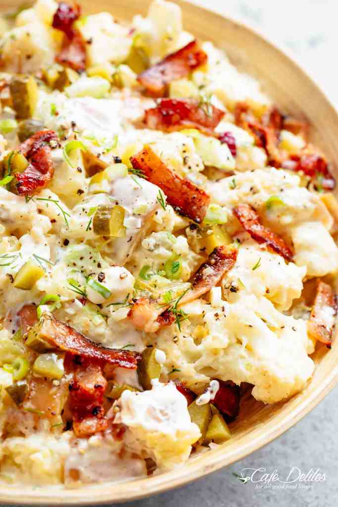 Potato Salad with Bacon & Dill Pickles