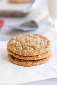 Gingerbread Cookie Butter Oatmeal Cookies