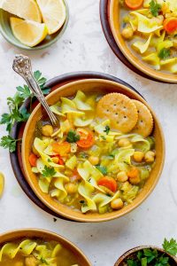 Chickpea Noodle Soup – Two Peas & Their Pod