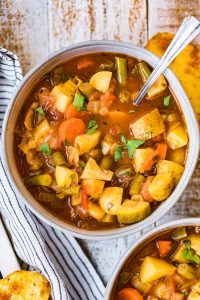 Hearty Vegetable Soup Recipe – The Cookie Rookie®