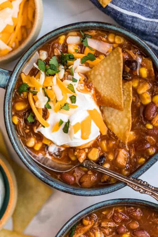 Chicken Taco Soup (Pantry Staples)