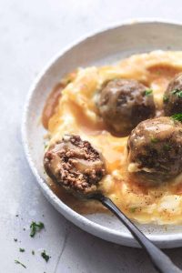 Baked Meatballs | Creme De La Crumb