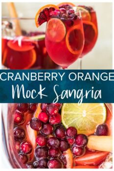 Cranberry Blood Orange Non Alcoholic Sangria (Mock Sangria)