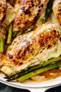 The BEST Asparagus Stuffed Chicken Breasts Breasts Recipe
