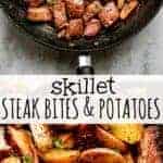 Tender Skillet Steak Bites with Crispy Potatoes