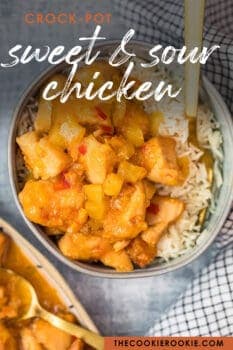 Crock-Pot Sweet and Sour Chicken (4 Ingredient Meal)