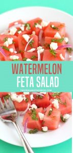 Watermelon Feta Salad {Easy Summer Side}