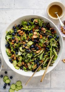 Blueberry Summer Salad – Blueberry Cucumber Summer Salad