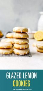 Glazed Lemon Cookies {Soft} – Two Peas & Their Pod