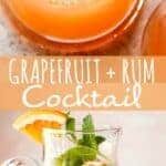 Grapefruit Rum Cocktail Recipe | How to Make the Best Rum Drink