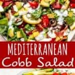 Mediterranean Cobb Salad | Easy & Healthy Summer Salad Recipe