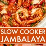 Cajun Chicken Jambalaya Recipe | Easy Slow Cooker Jambalaya