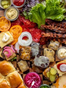 Slider Bar – How To Build a Burger Board with Toppings