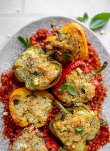 Risotta Stuffed Peppers – Summer Risotto Stuffed Peppers