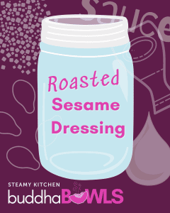 Roasted Sesame Dressing • Steamy Kitchen Recipes Giveaways