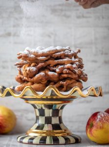 Apple Cider Funnel Cakes Recipe with Cinnamon Sugar