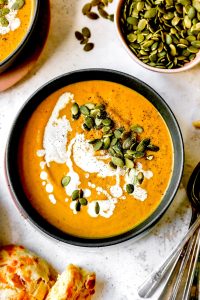 Easy Pumpkin Soup {Healthy} – Two Peas & Their Pod
