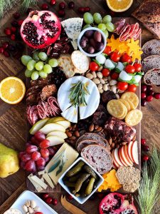 Holiday Cheese Board {Charcuterie Board}