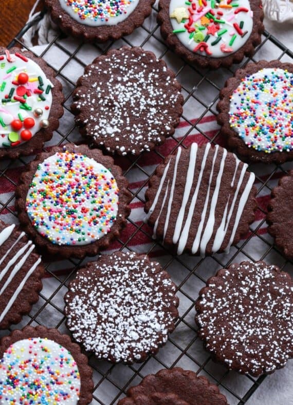 Chocolate Sugar Cookies | Easy Cut Out Sugar Cookie Recipe