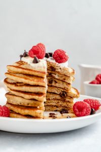 Fluffy Yogurt Pancakes (high protein, gluten free)