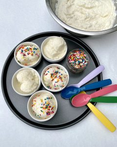 Fresh Snow Ice Cream | The BakerMama