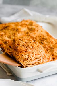 Easy Chicken Spaghetti Casserole Recipe