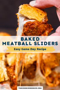 Baked Meatball Sliders – The Cookie Rookie®