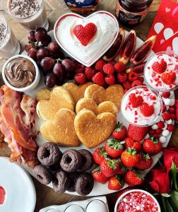 Valentine’s Day Breakfast Board – Two Peas & Their Pod