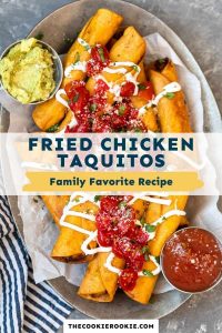 Chicken Taquitos – The Cookie Rookie®