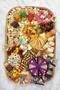 Slumber Party Snack Board | The BakerMama