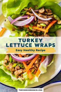 Turkey Lettuce Wraps – The Cookie Rookie®