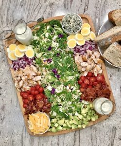 Cobb Salad Board | The BakerMama