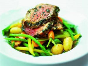 Easter Lamb Dinner with Spring Vegetables