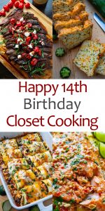 Happy 14th Birthday Closet Cooking
