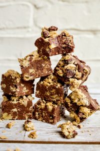 Chocolate Chip Cookie Fudge | The BakerMama
