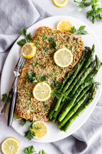 Pistachio Crusted Baked Salmon {Easy & Healthy}