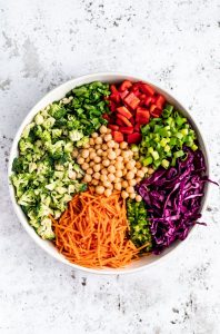 Chopped Thai Broccoli Salad (vegan & gf)