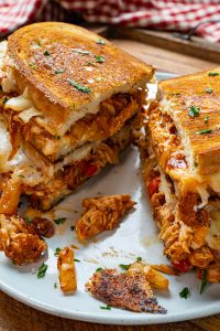 BBQ Chicken Grilled Cheese – Closet Cooking