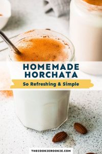 Homemade Horchata – The Cookie Rookie®